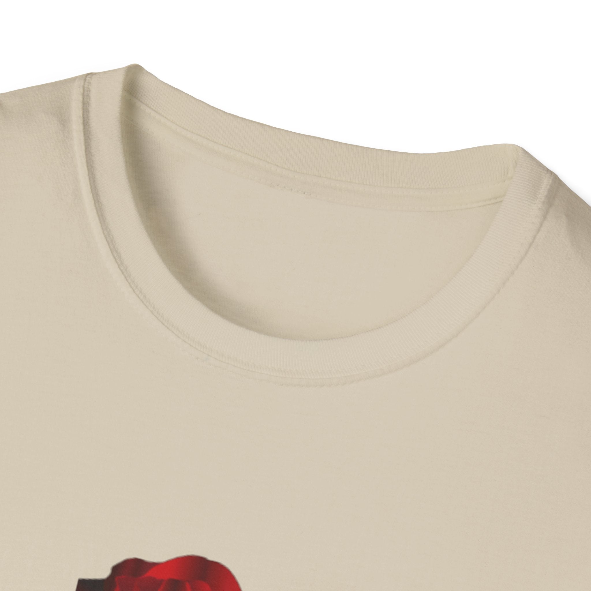 Skeleton Hand & Red Rose T-Shirt — 'One day you'll die. Relax.' Gothic Casual Tee