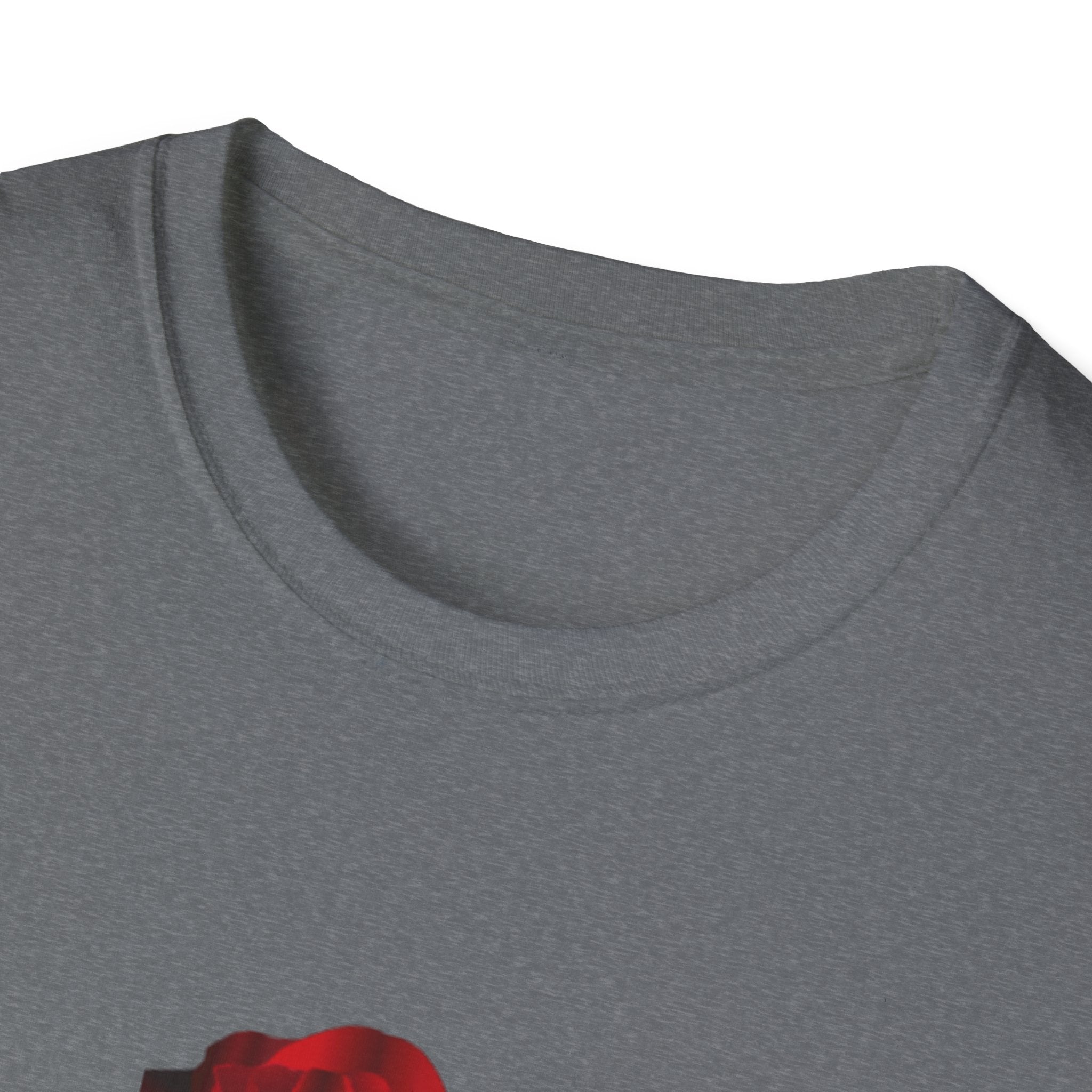 Skeleton Hand & Red Rose T-Shirt — 'One day you'll die. Relax.' Gothic Casual Tee