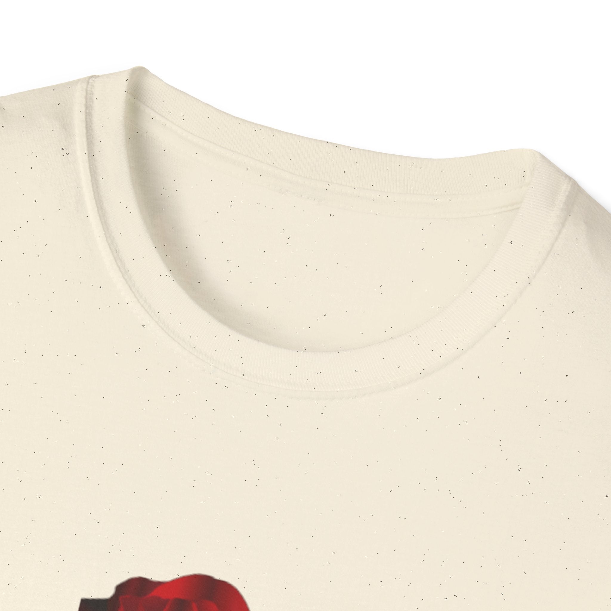 Skeleton Hand & Red Rose T-Shirt — 'One day you'll die. Relax.' Gothic Casual Tee