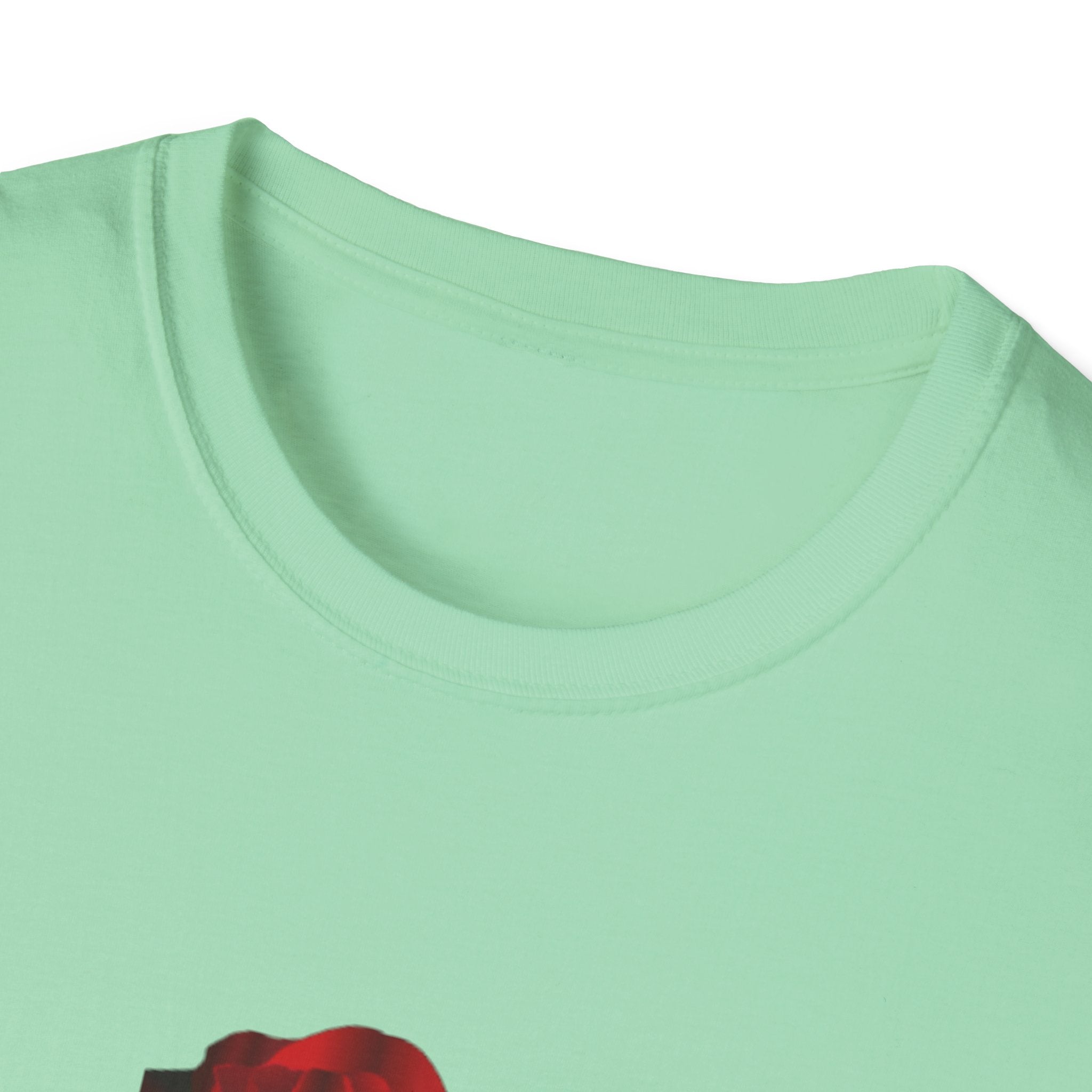 Skeleton Hand & Red Rose T-Shirt — 'One day you'll die. Relax.' Gothic Casual Tee