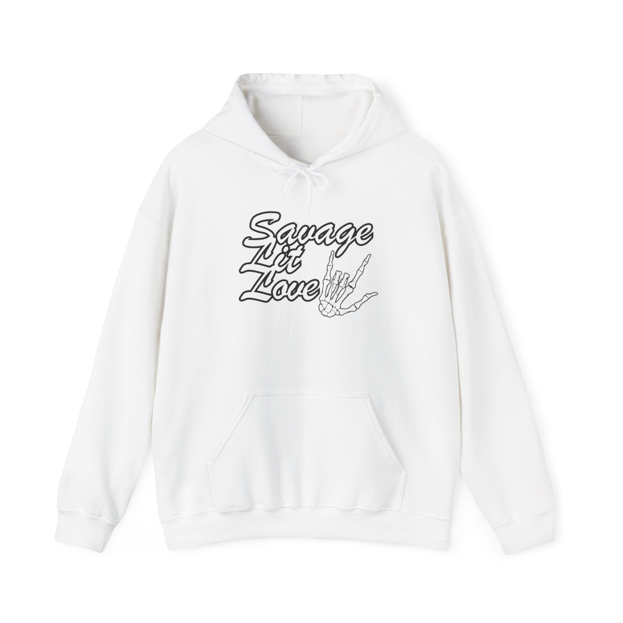 Hoodie Unisex Sweatshirt (White)