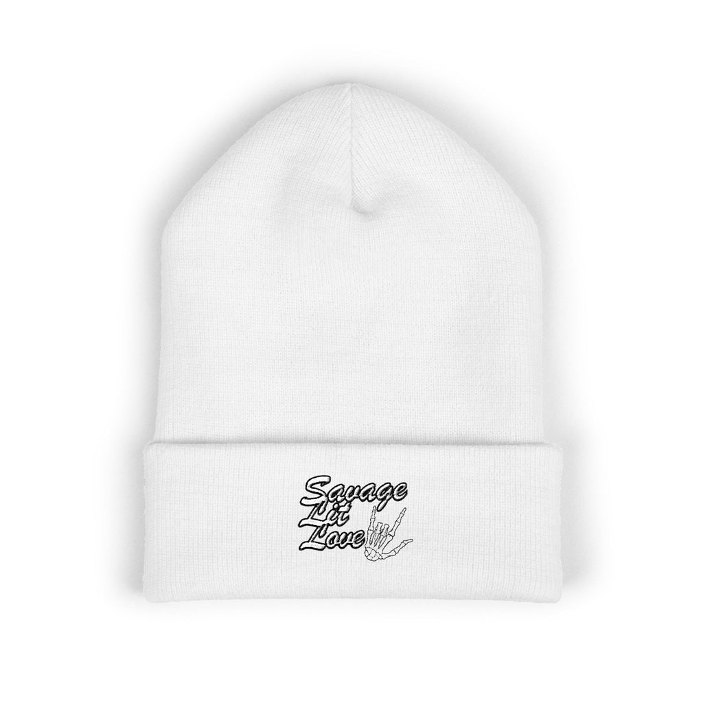 Classic Cuffed Beanie with Embroidery